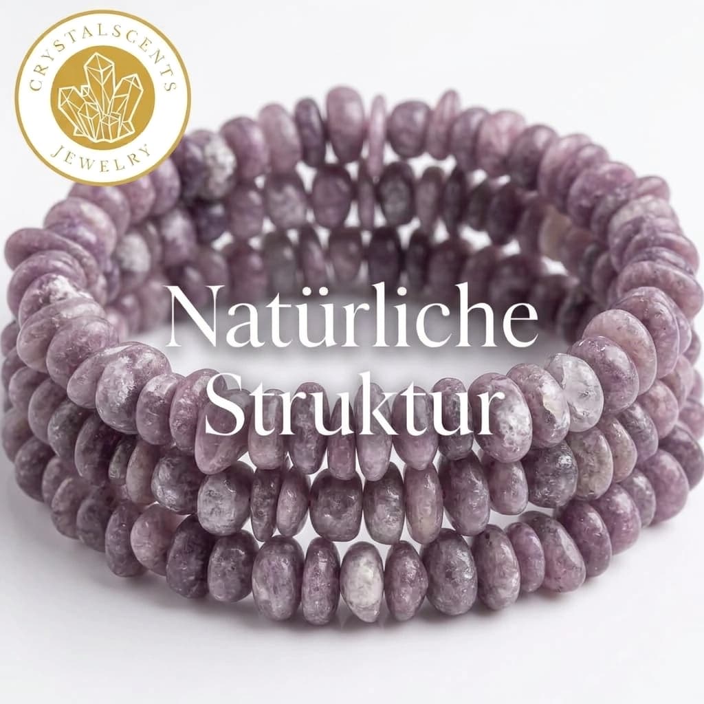 Lepidolith Splitterarmband – Balance, Gelassenheit & Geschenk