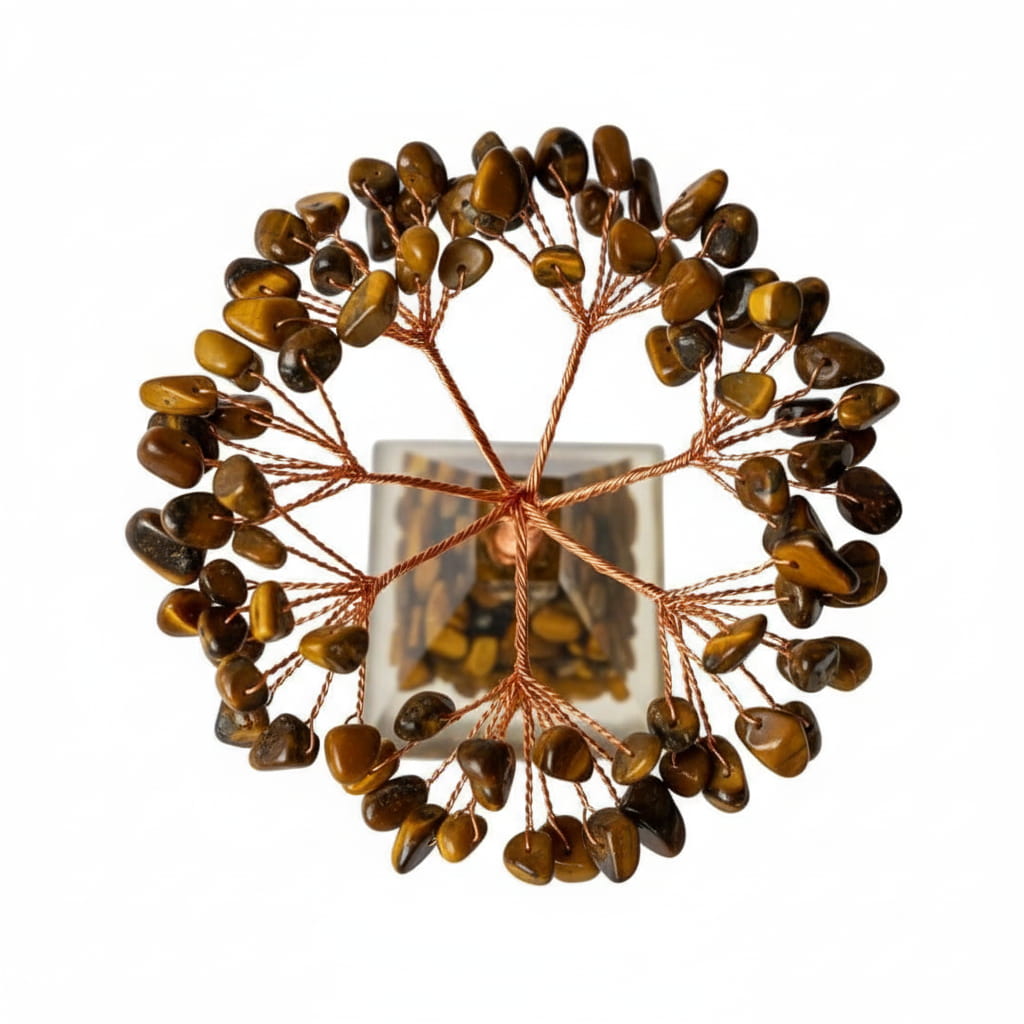 Tigerauge Baum - Kristallpyramide JETZT sichern CrystalScents