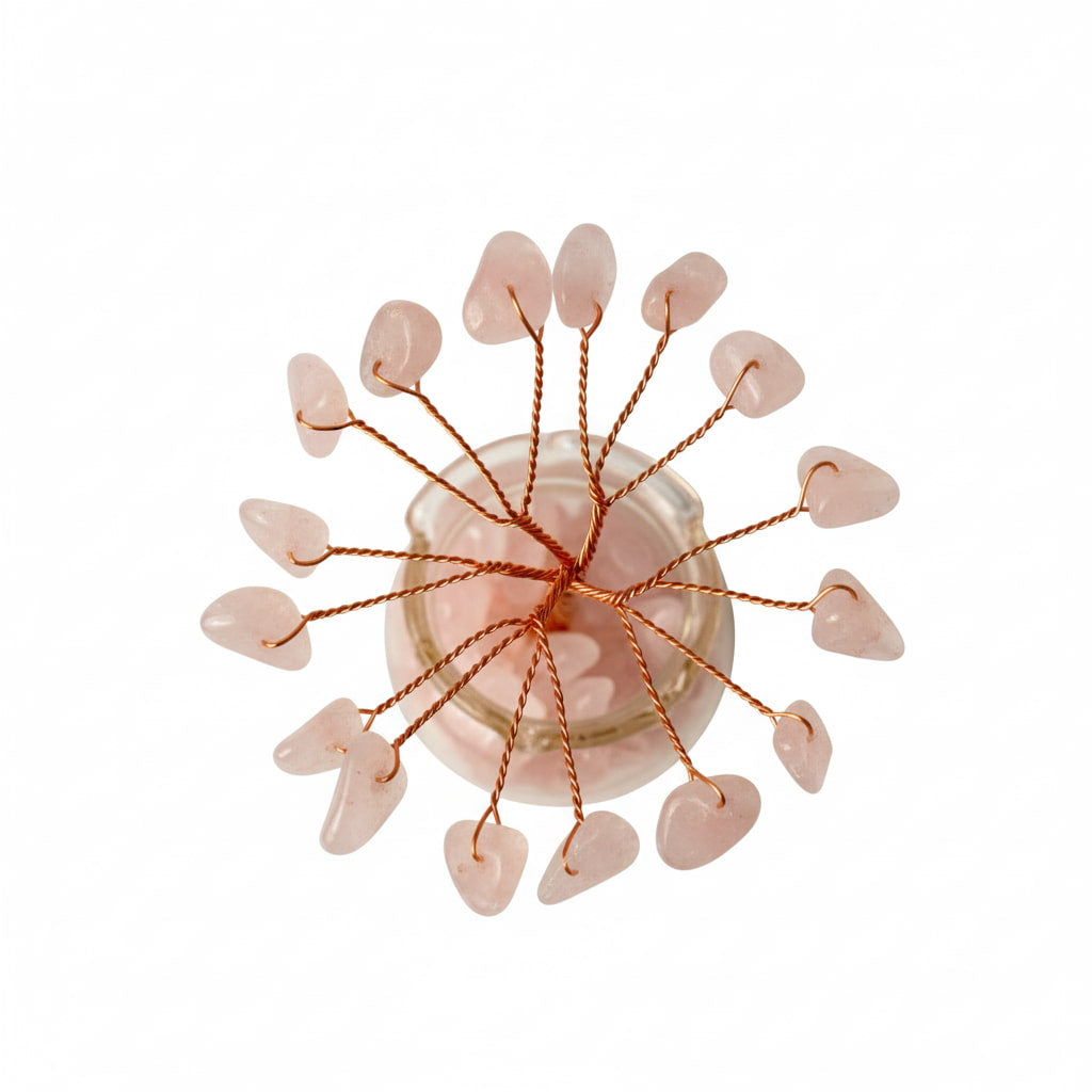 Mini Rosenquarz Baum - Liebesgrüße der Natur CrystalScents