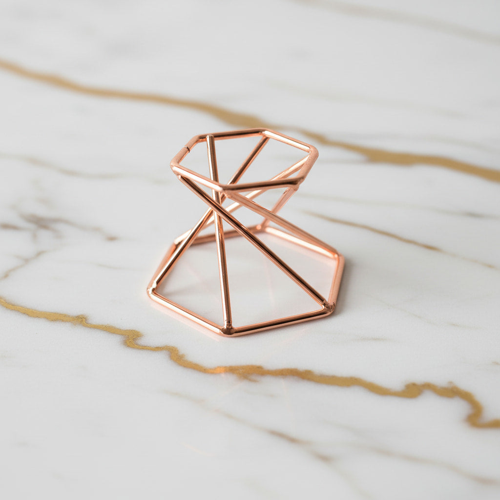 Kugelhalter roségold 2 in 1 – Dekorativ & Multifunktional CrystalScents
