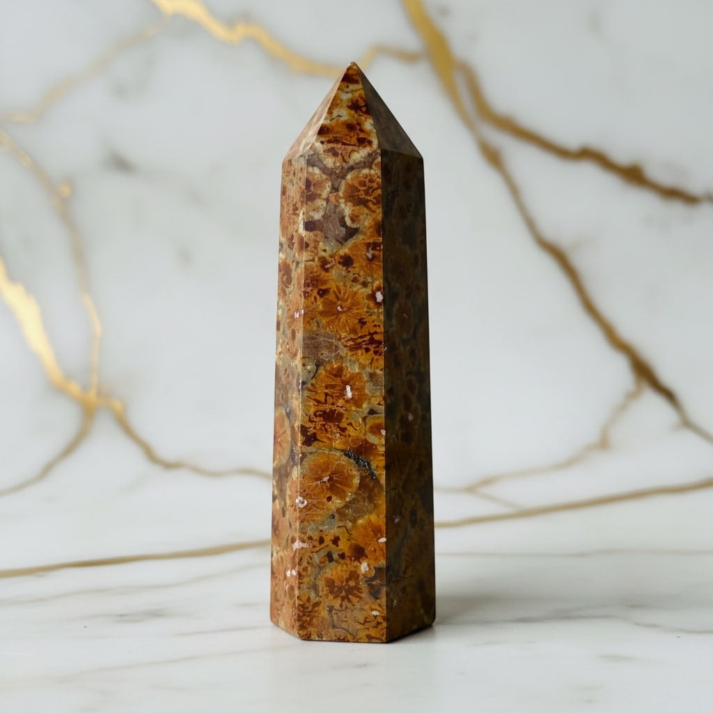 Blumenjaspis Obelisk – Urzeit-Juwel JETZT sichern CrystalScents