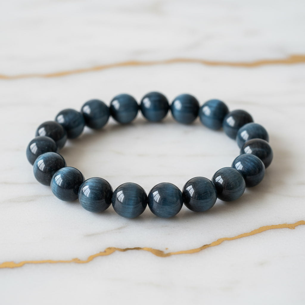 Tigerauge Falkenauge Kugelarmband - Energie & Schutz CrystalScents