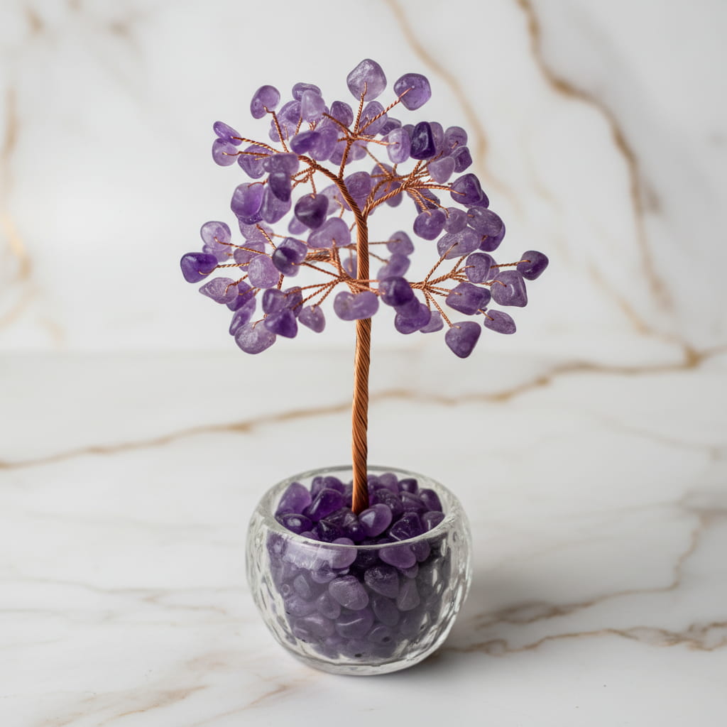 Amethyst Baum – Kristallkunst für Ruhe & Balance CrystalScents