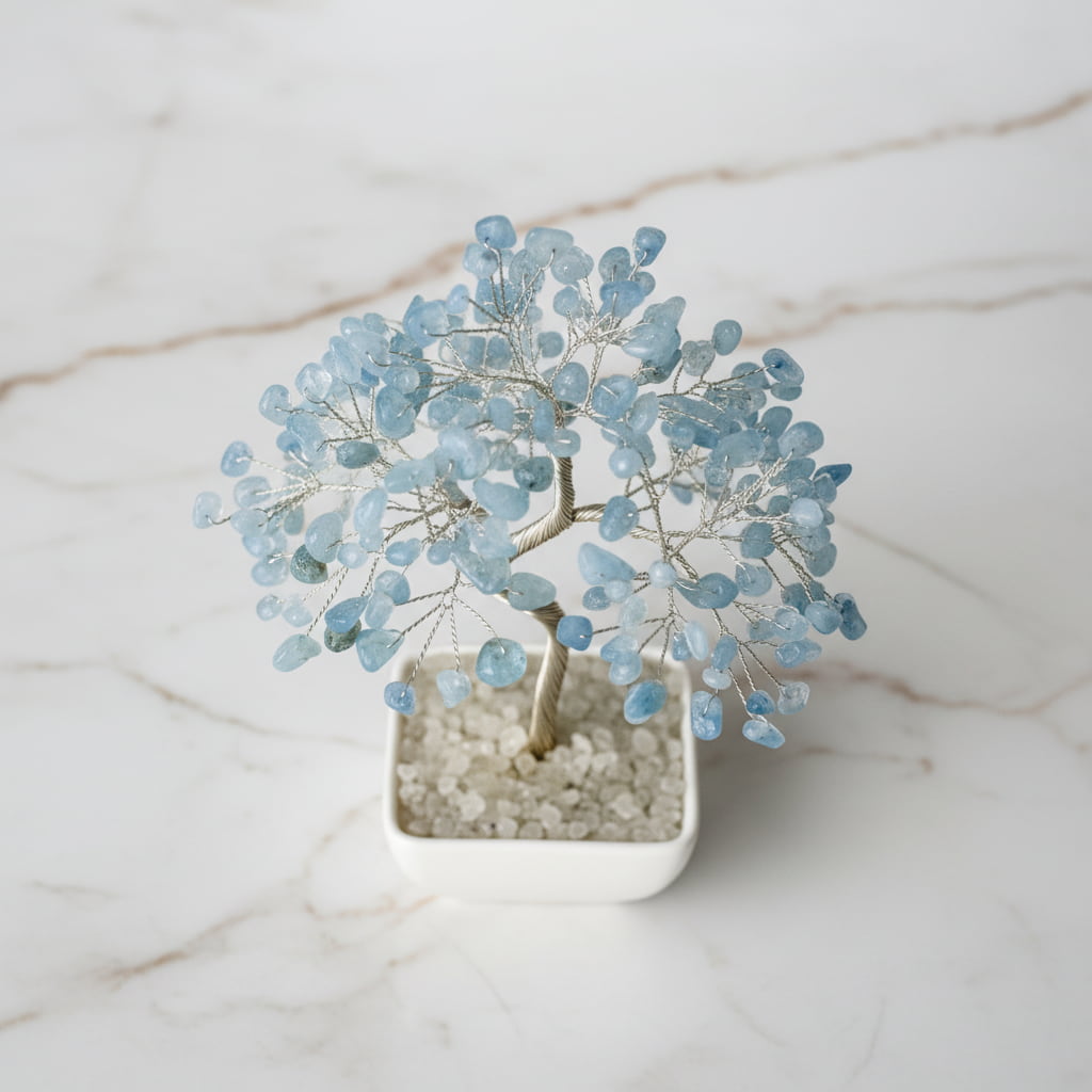Aquamarin Baum - Kühle Klarheit CrystalScents