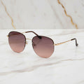 Sonnenbrille in Gold mit Verlauf CrystalScents
