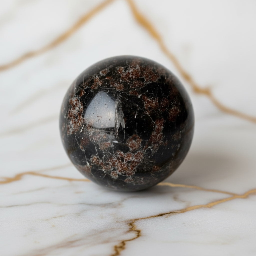 Granat Kugel – Wärme & Vitalität CrystalScents