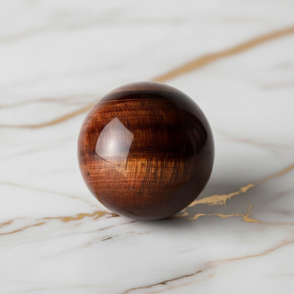 Tigerauge Kugel – Klarheit JETZT sichern CrystalScents