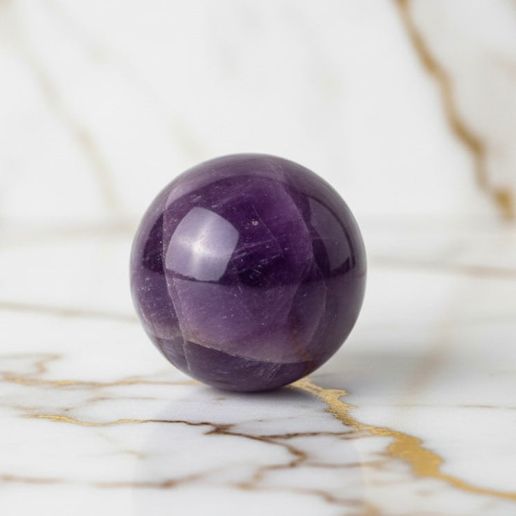 Mini Amethyst Kugel – Harmonie & Schönheit CrystalScents