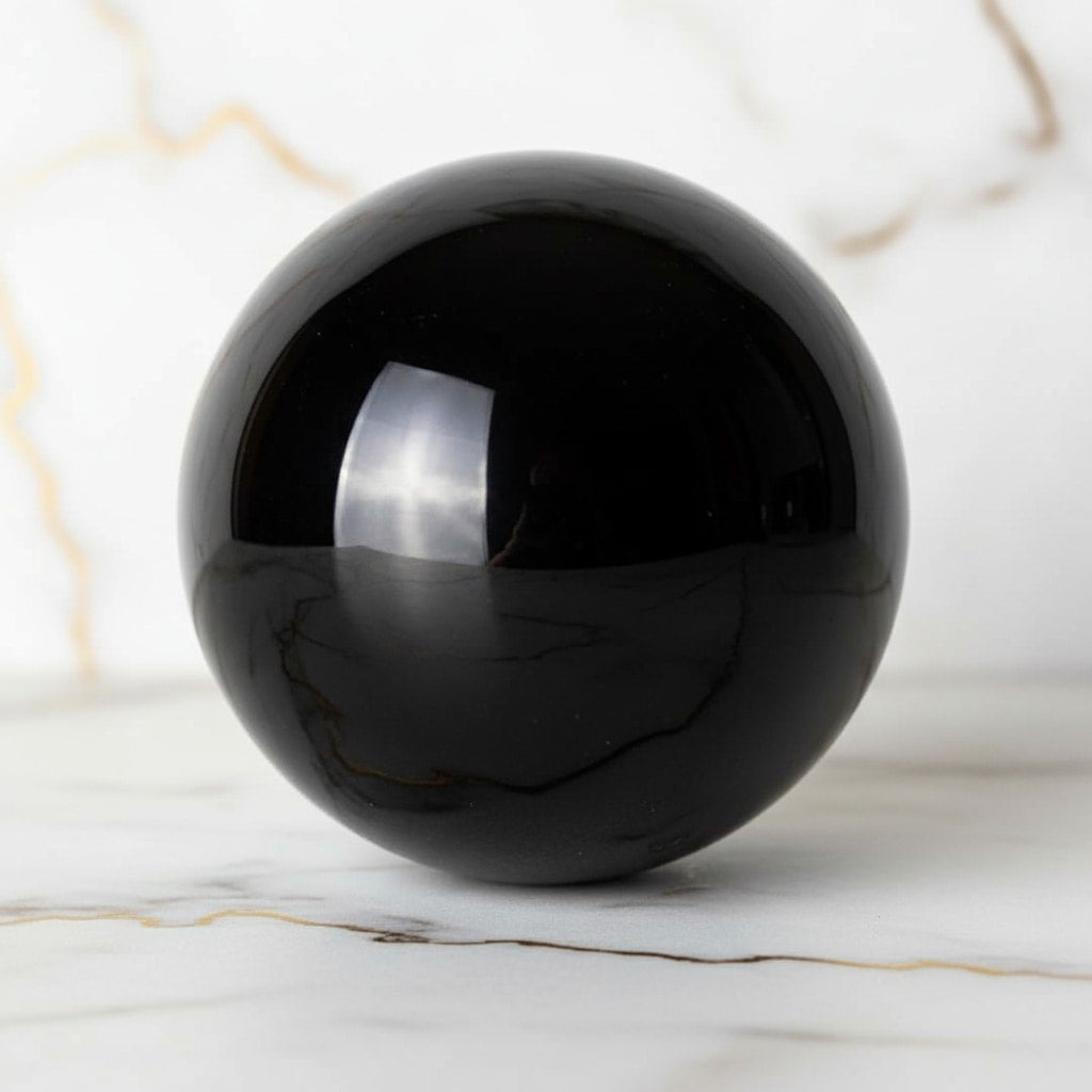 Obsidian Kugel - Klar & Schützend CrystalScents