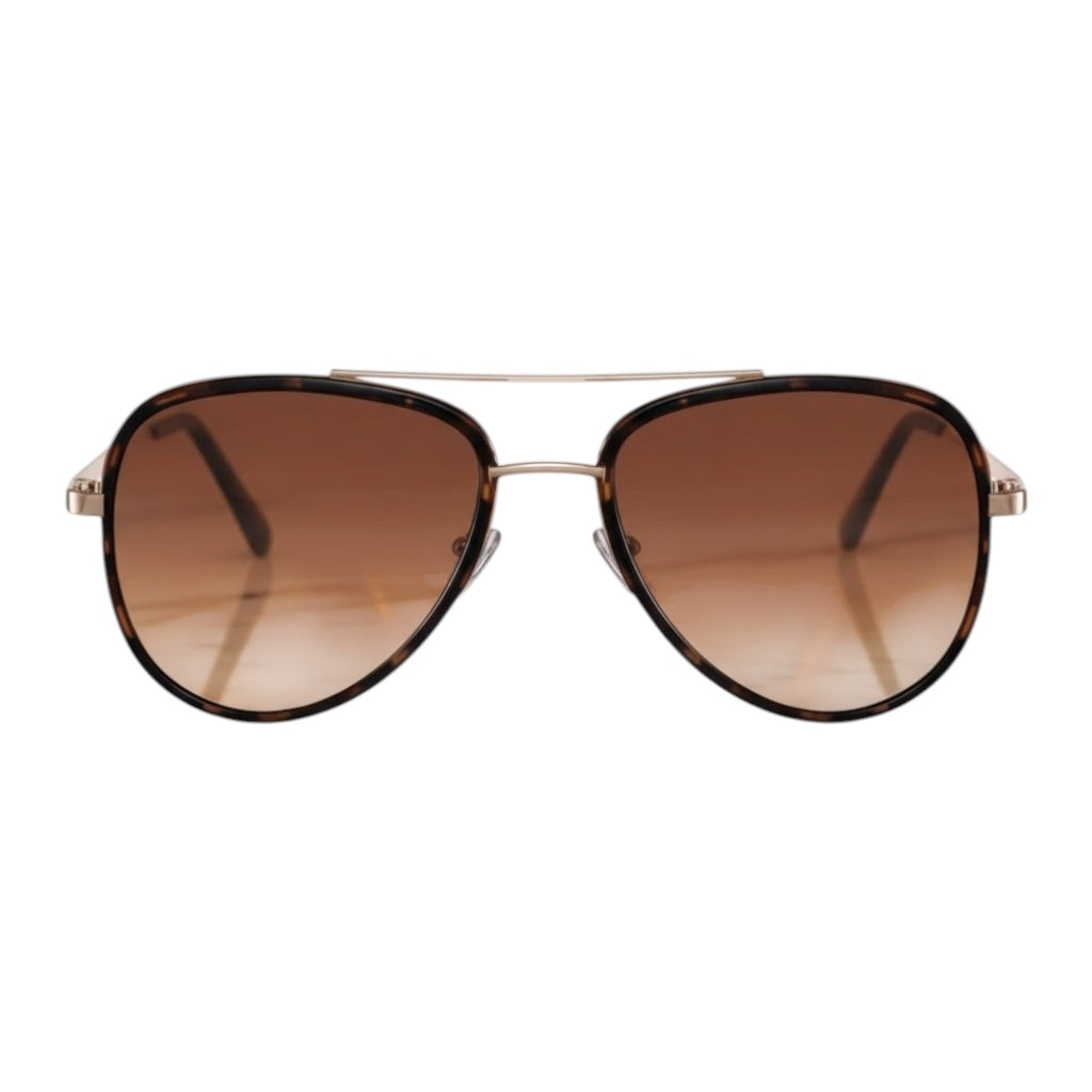 Sonnenbrille – Braun mit stylischem Steg CrystalScents