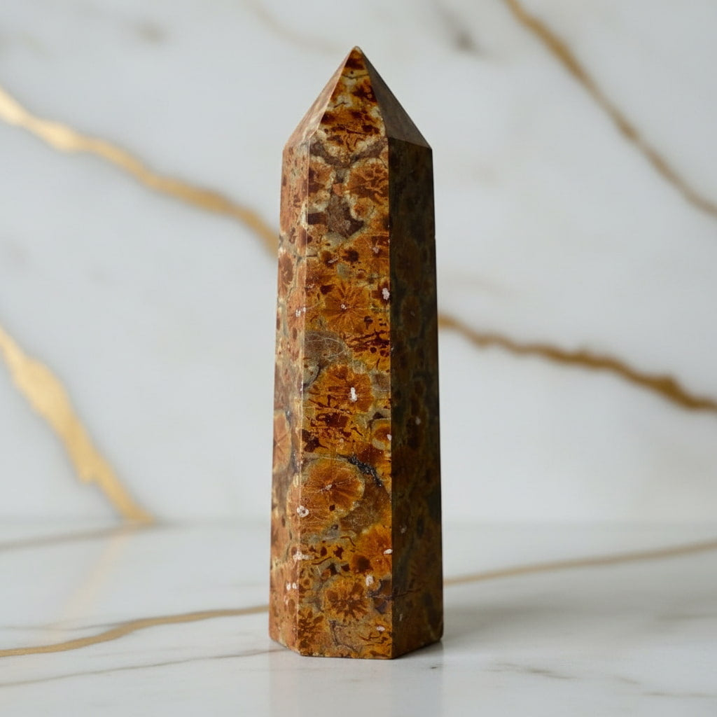 Blumenjaspis Obelisk – Urzeit-Juwel JETZT sichern CrystalScents