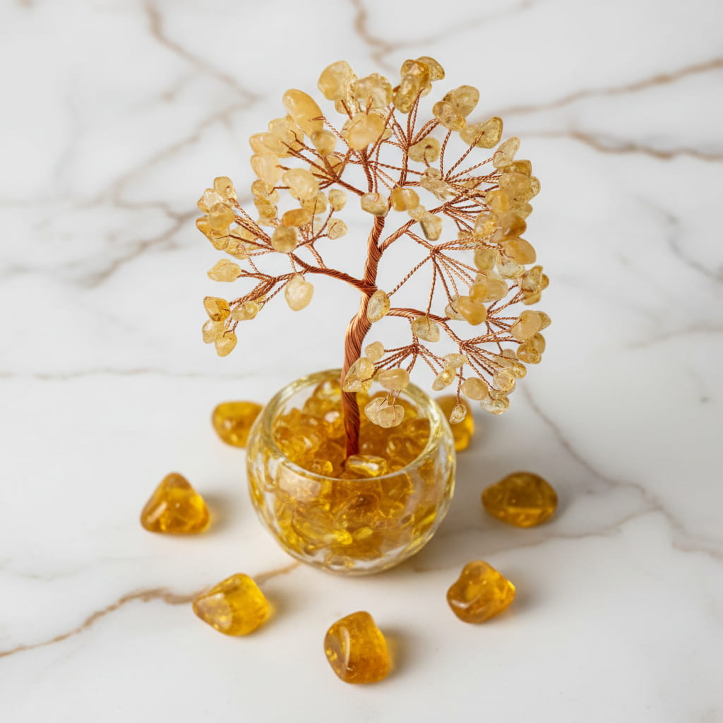 Citrin Baum – Strahlende Harmonie CrystalScents