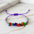 Schutzarmband mit bunten Muschelschalen CrystalScents