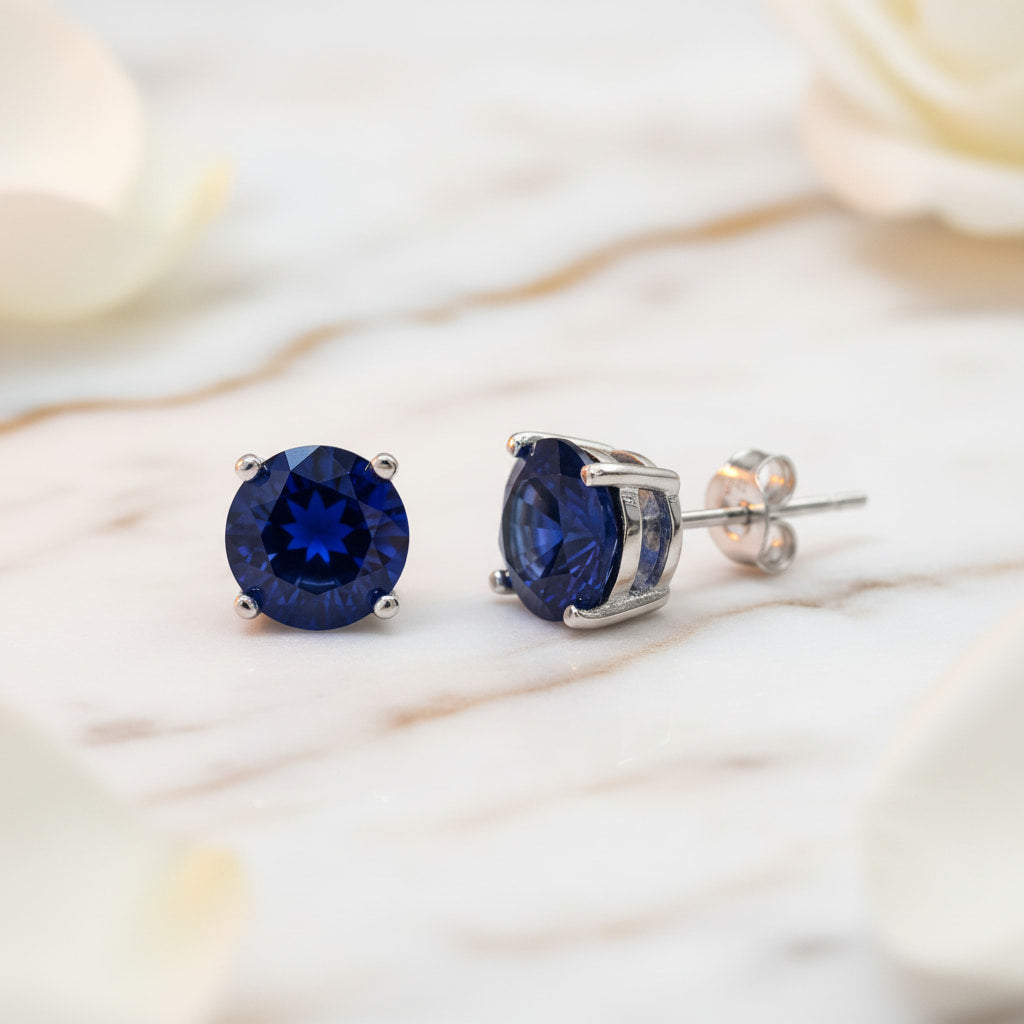 Saphir Ohrringe – Zeitlose Eleganz CrystalScents