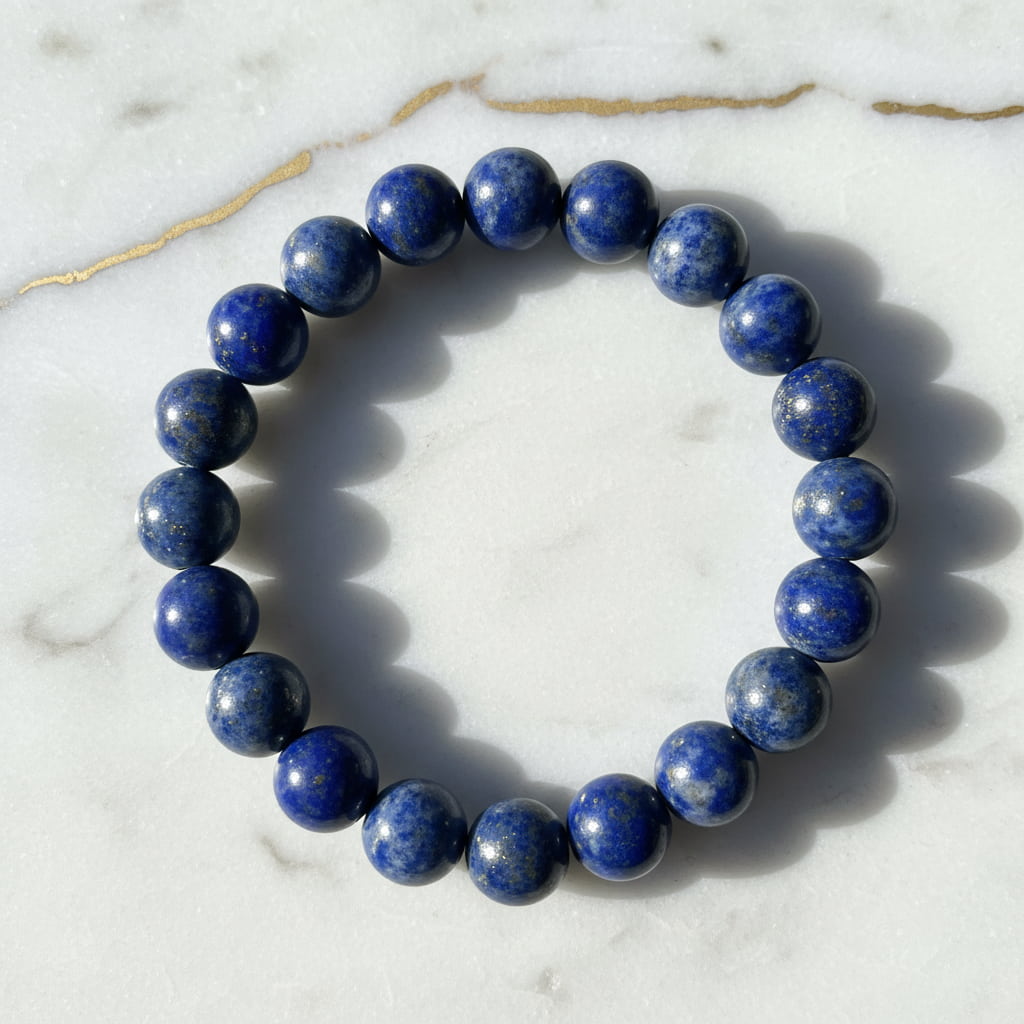Lapislazuli Kugelarmband – Klarheit & Weisheit CrystalScents