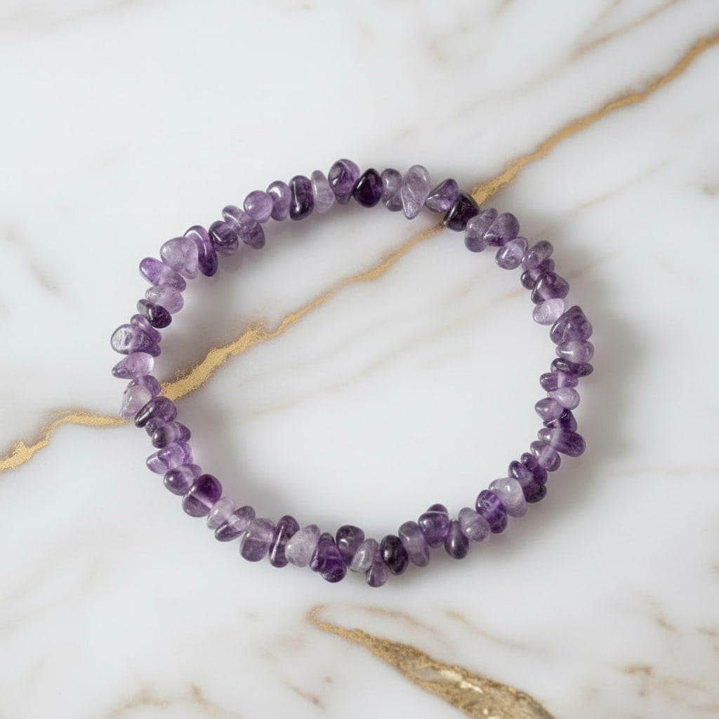 Amethyst Splitter Armband - Harmonie, Balance & Energie