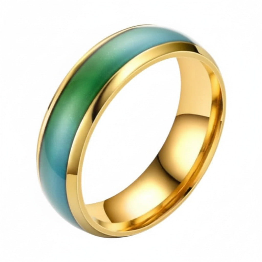 Emotionsring Gold - Gefühle stilvoll ausdrücken CrystalScents