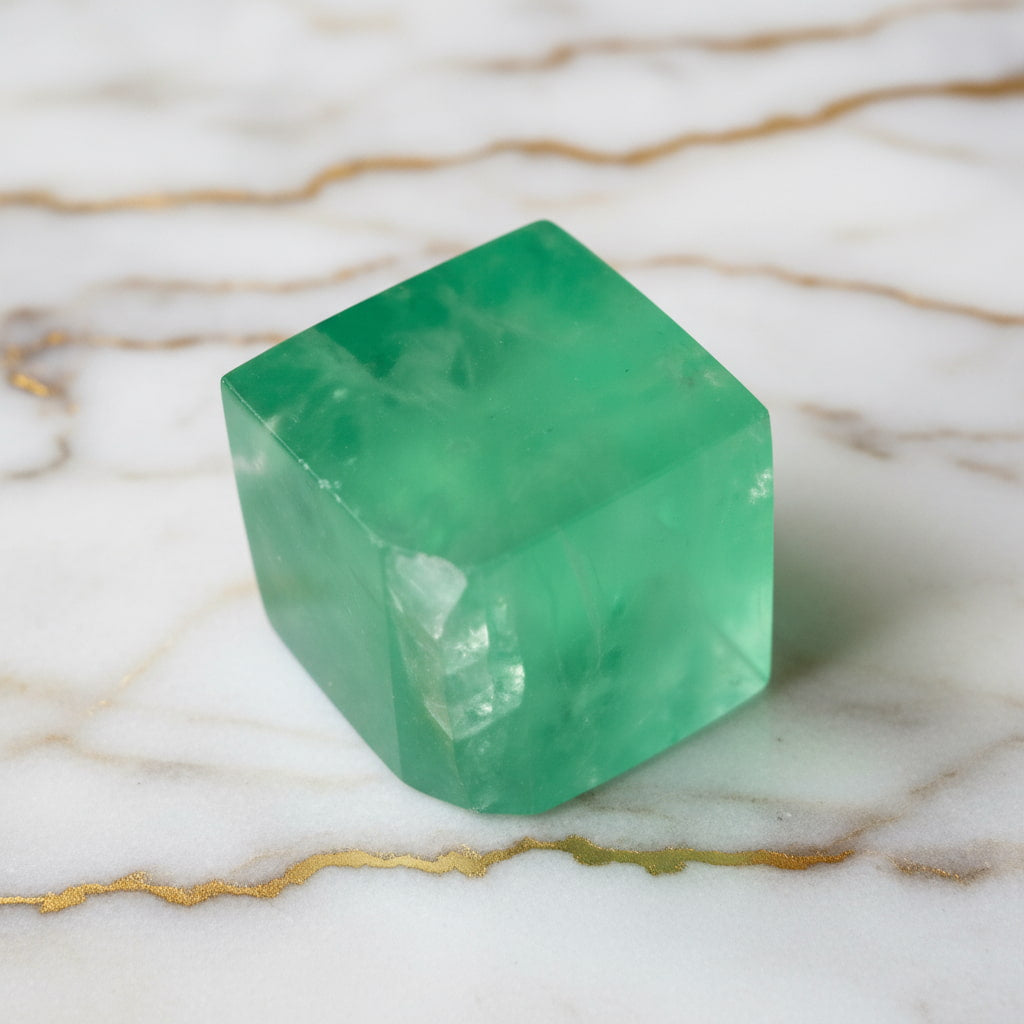 Fluorit Würfel - Geometrie & Natur