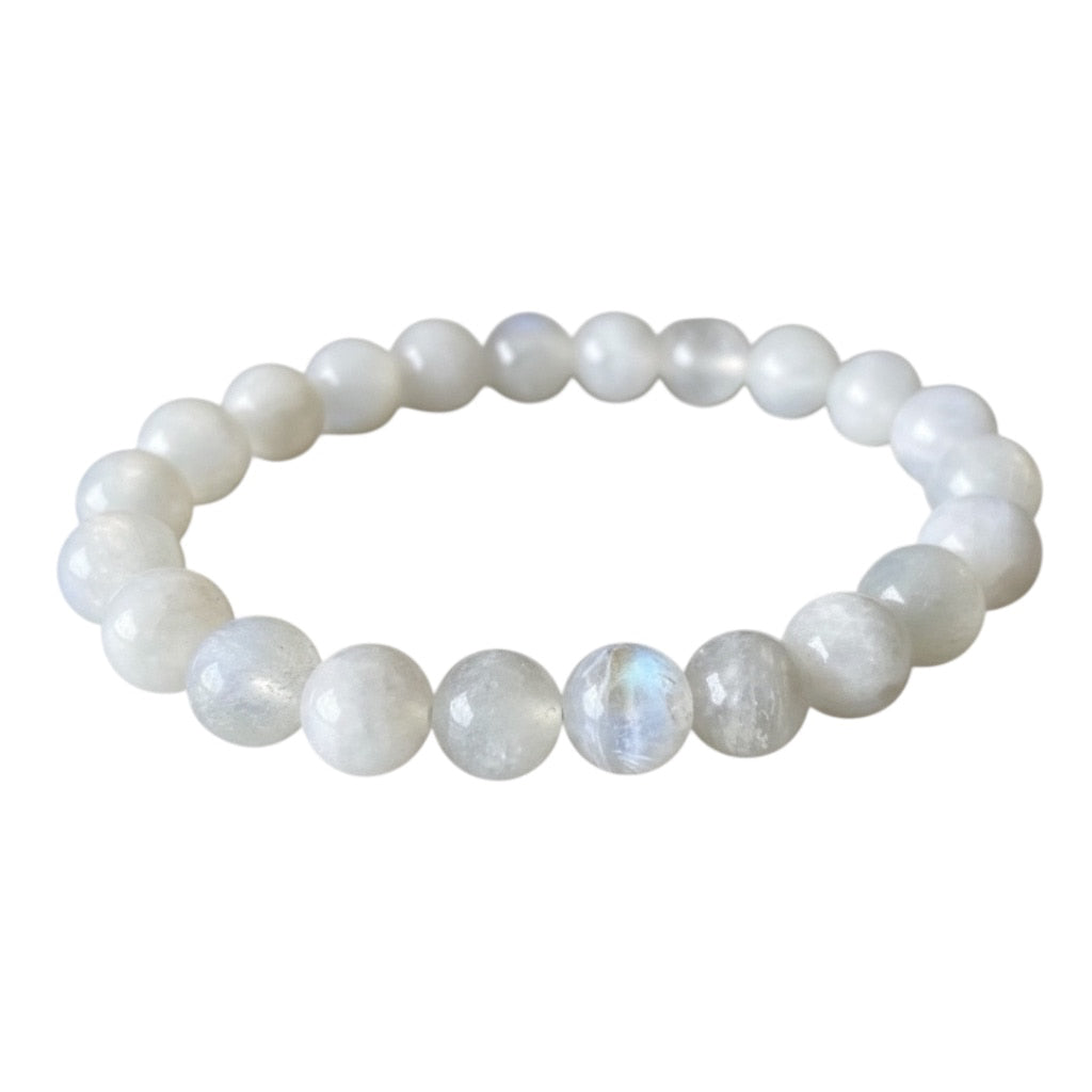 Mondstein Kugelarmband - Magisches Mondlicht CrystalScents