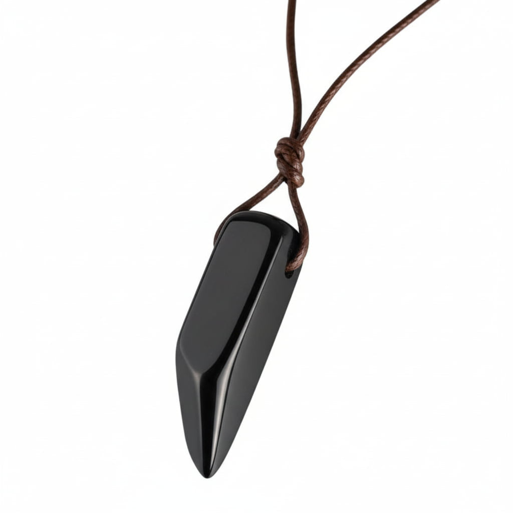 Obsidian Halskette - Alltag & Wohlbefinden CrystalScents