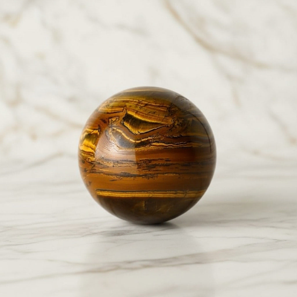 Tigerauge Kugel – Natürliche Kraftquelle JETZT sichern CrystalScents