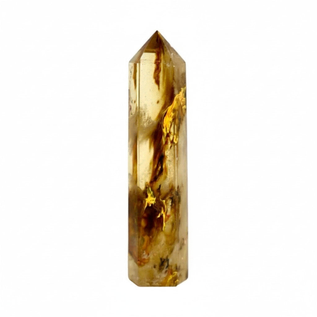 Tigerskin Quarz Obelisk – Farbenprächtig & Energetisierend CrystalScents