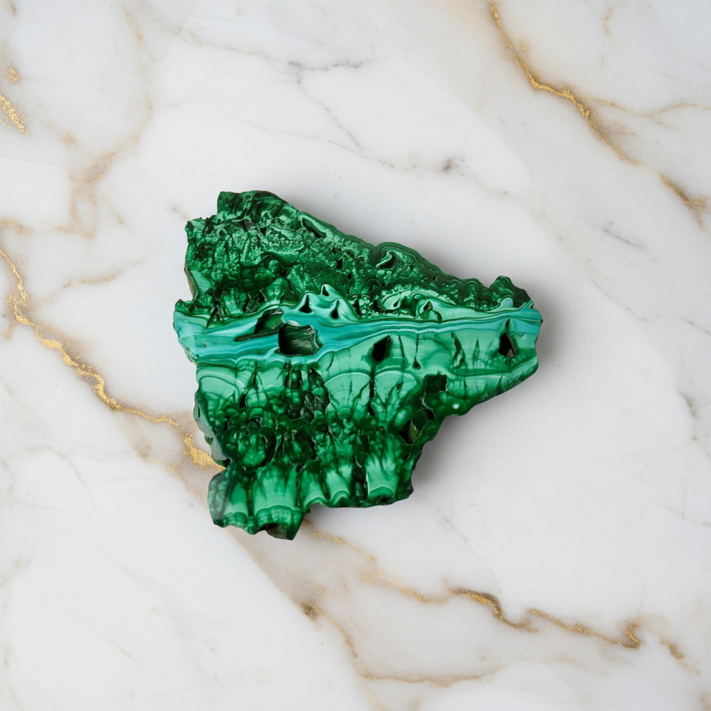 Malachit Scheibe – Elegante Ruhe JETZT sichern CrystalScents