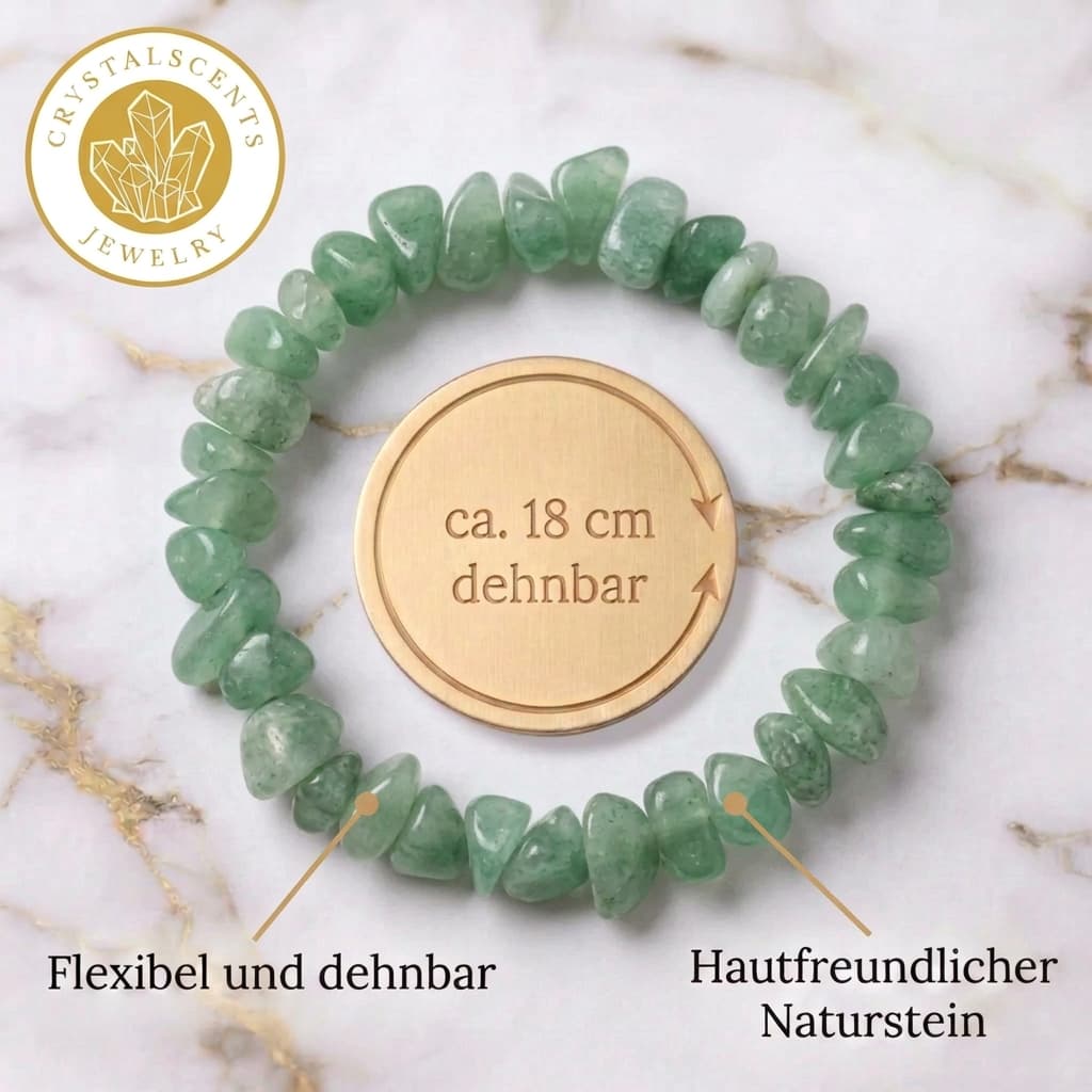 Aventurin Splitterarmband – Optimismus & positive Energie