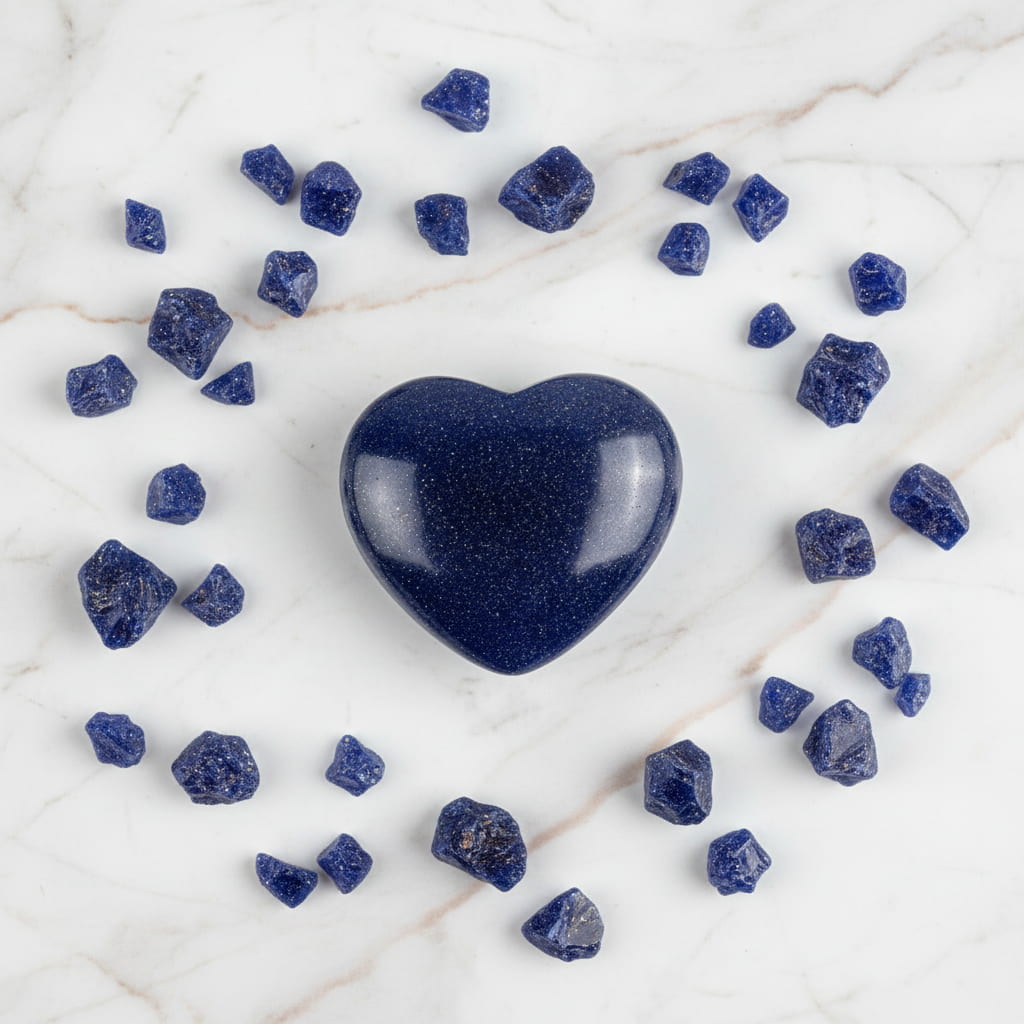 Blaufluss Herz – voller Schimmer & Energie