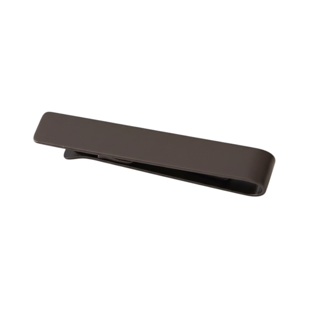 Krawattenklammer Wellenform in Schwarz – minimalistisches Design CrystalScents