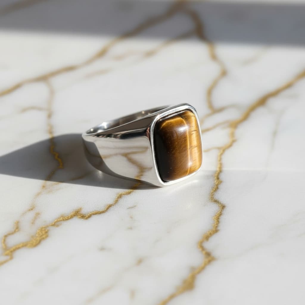 Tigerauge Ring - Modern & Kraftvoll JETZT entdecken CrystalScents