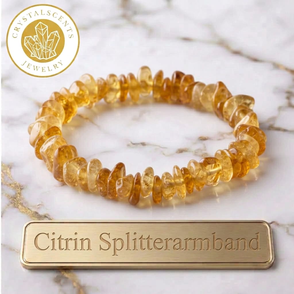 Citrin Splitterarmband - Lebensfreude & Energie