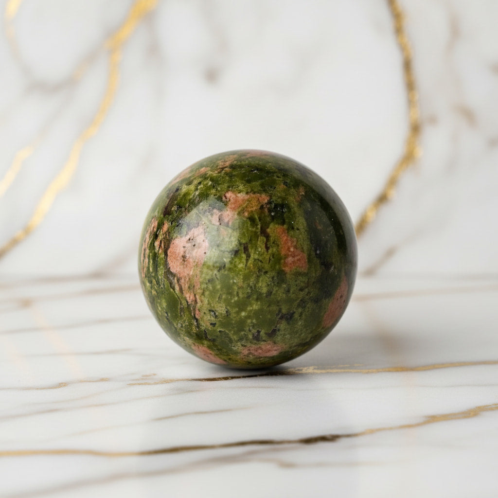 Mini Unakit Kugel – Harmonie & Wirkung CrystalScents
