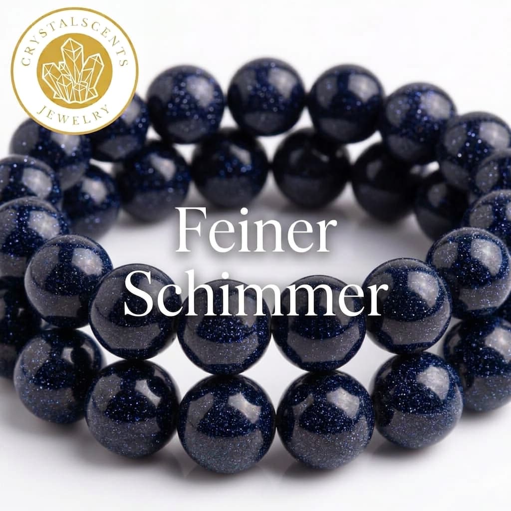 Blaufluss Kugelarmband - Glitzernder Nachthimmel
