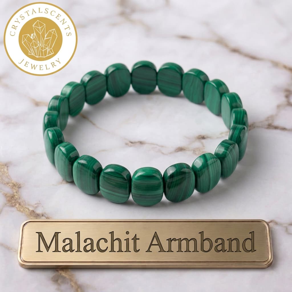 Malachit Armband - Lebendige Optik