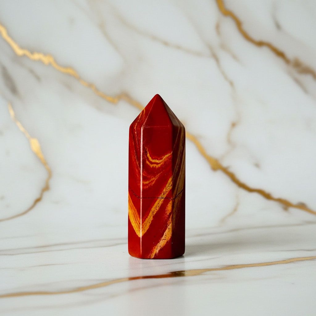 Jaspis Obelisk Mini – Erdung & Stärke JETZT sichern CrystalScents