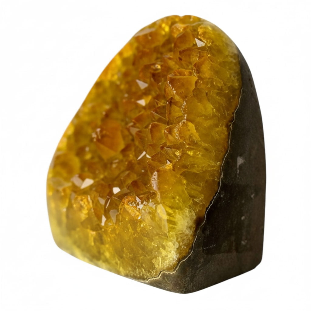 Amethystdruse Gelb – Funkelndes Deko-Highlight CrystalScents