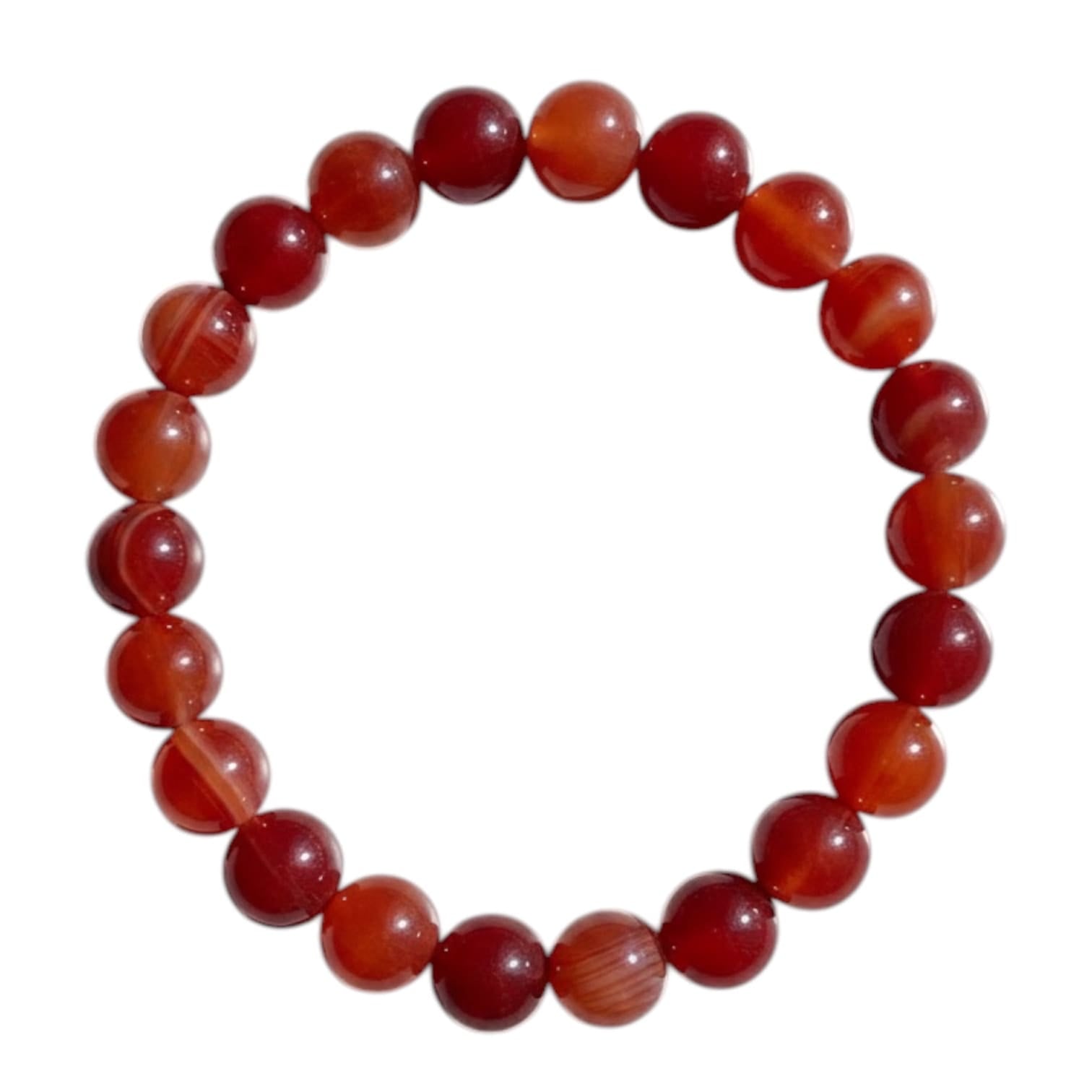 Karneol Kugelarmband – Lebensfreude & innere Stärke