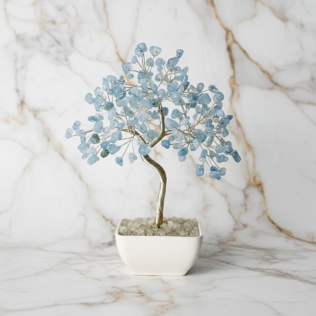 Aquamarin Baum - Kühle Klarheit