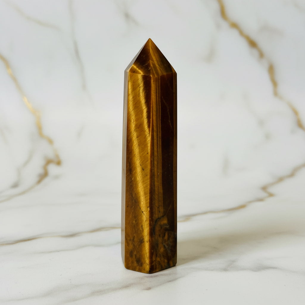Tigerauge Obelisk – Selbstvertrauen & Kraft