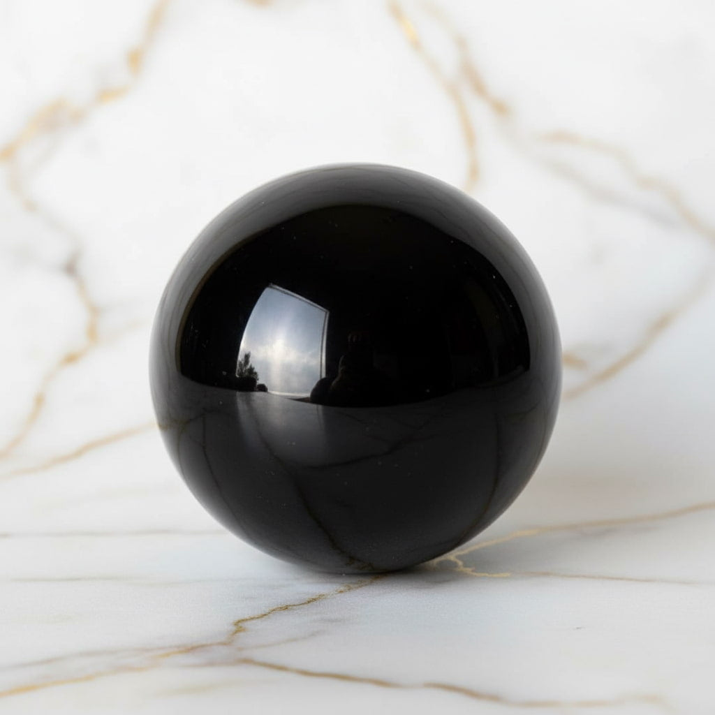 Obsidian Kugel - Klar & Schützend CrystalScents