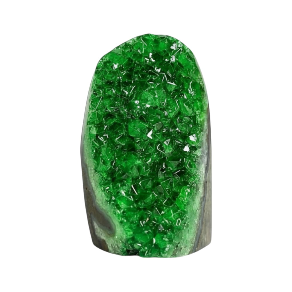 Amethystdruse – Grüne Kristallspitzen CrystalScents