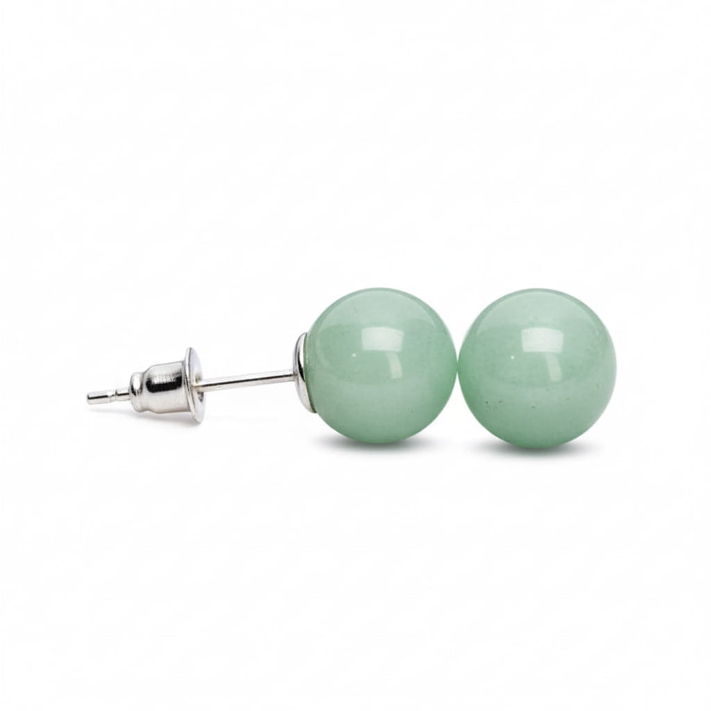 Aventurin Ohrstecker - Kristall Kugel CrystalScents