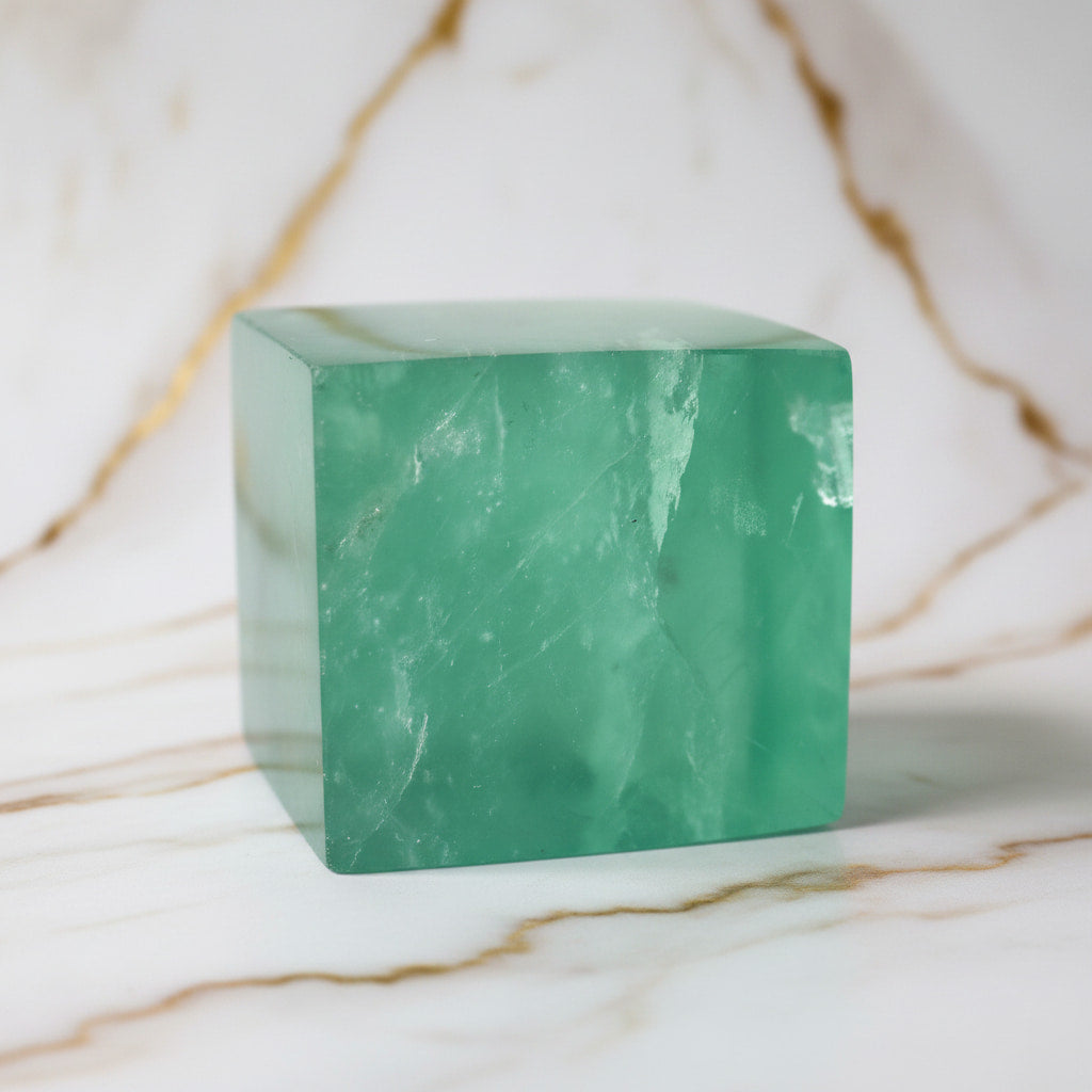 Fluorit Würfel - Geometrie & Natur