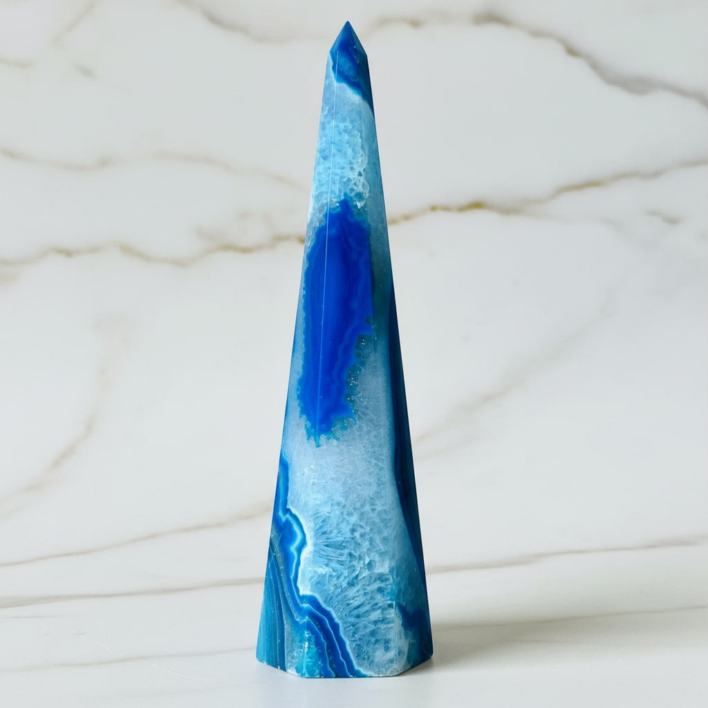 Achat Obelisk – für Meditation & Raumenergie