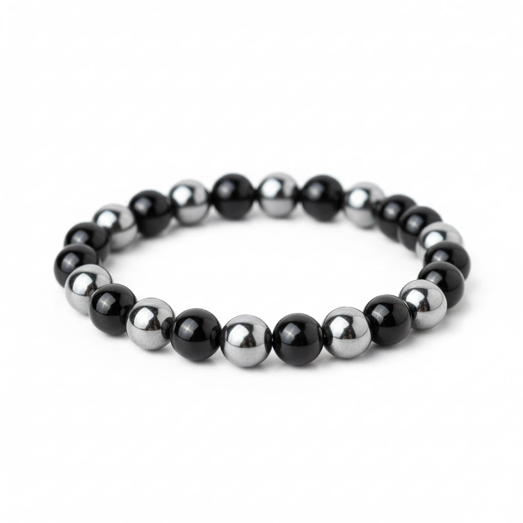 Obsidian Hämatit Armband – Schutz und Balance in einem CrystalScents