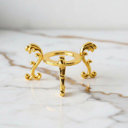 Kugelhalter Gold – Eleganter Halter für Lieblingskugeln CrystalScents
