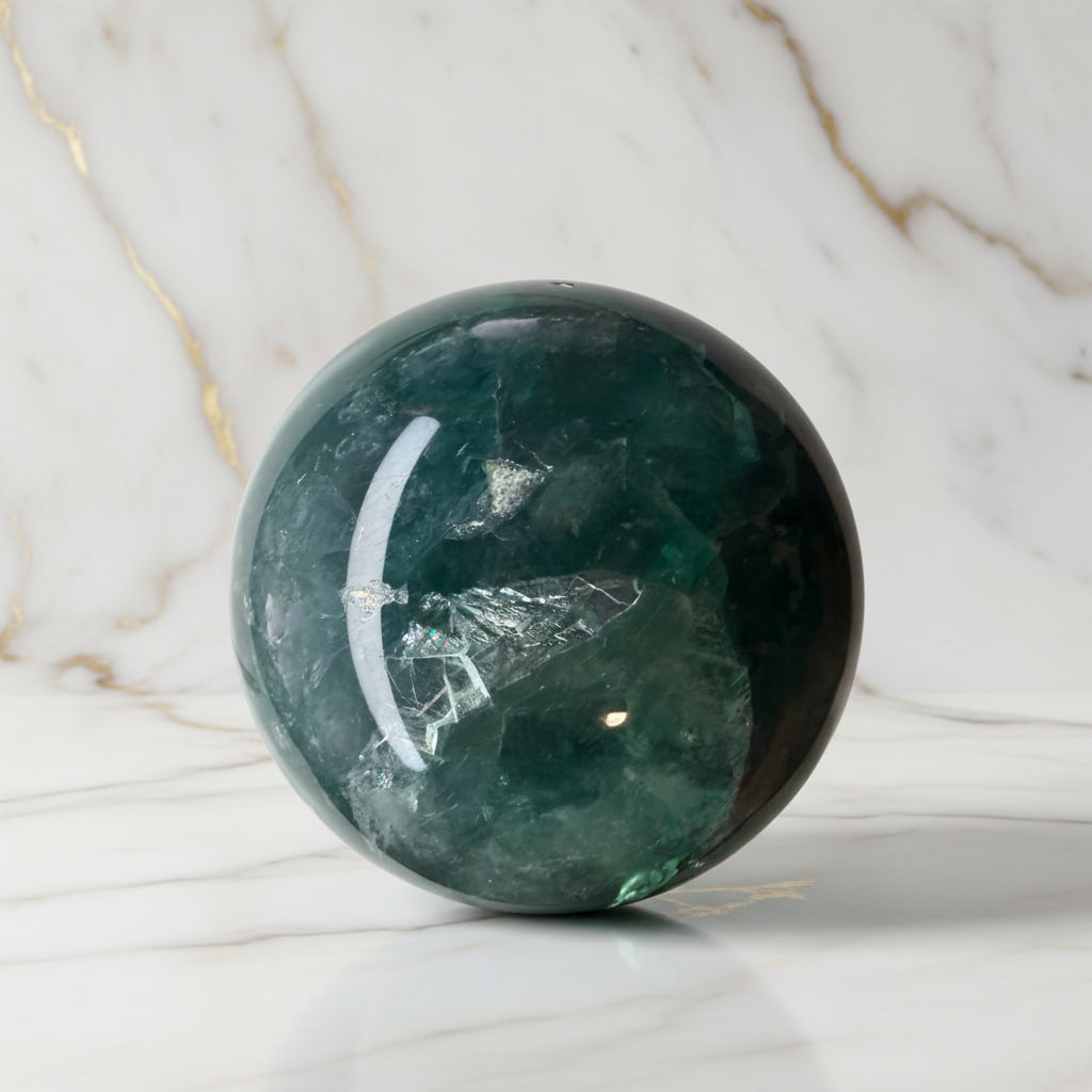 Fluorit Kugel – Kunstwerk der Natur