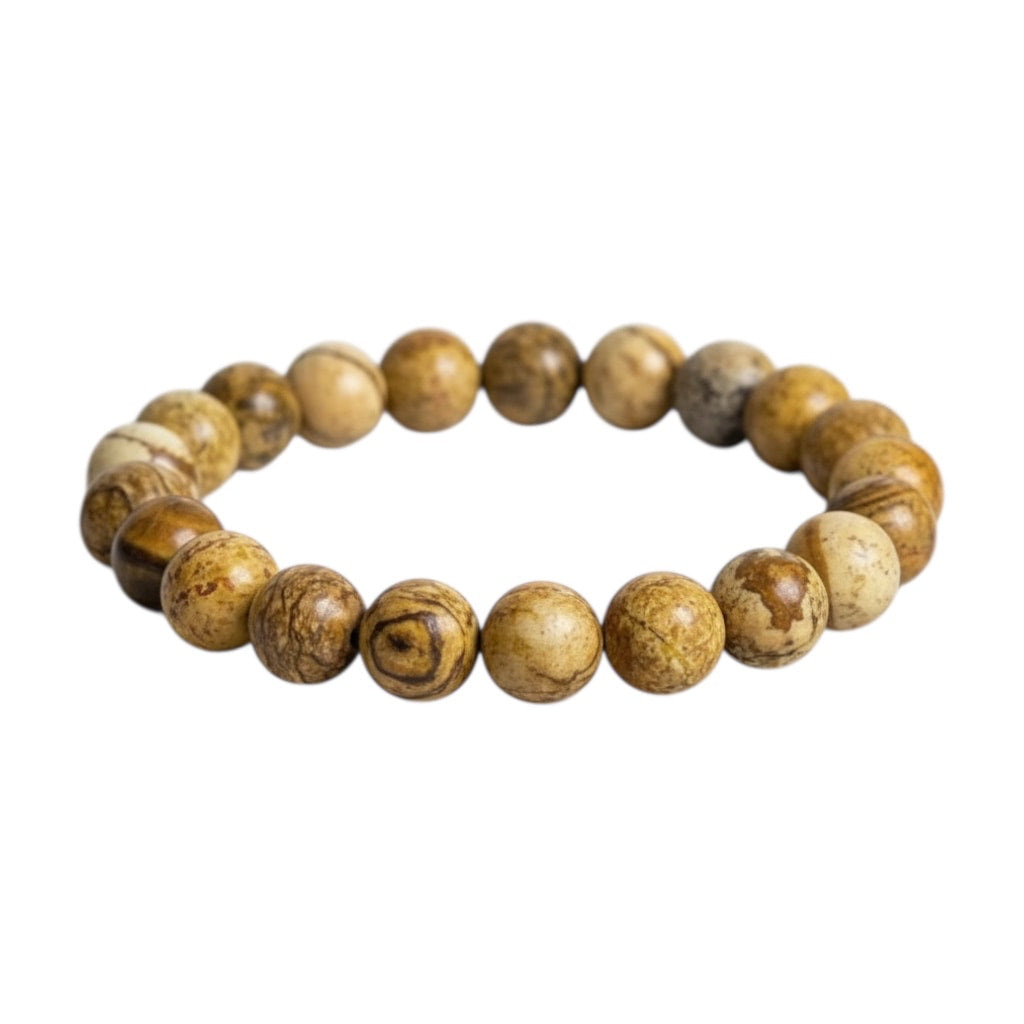Jaspis Kugelarmband - Natürliche Energiequelle CrystalScents