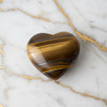 Mini Tigerauge Herz - Schimmernder Talisman CrystalScents